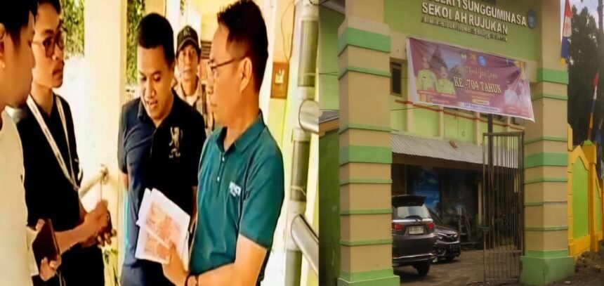 Terciduk bagi uang di masa tenang Pemilu 2024 di Kabupaten Gowa. (dok. oborbangsa/r35)