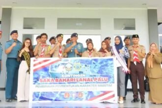 Kontingen Saka Bahari binaan Lanal Palu, (5/11/2024). (Dok. Pen. Lanal Palu/HO)
