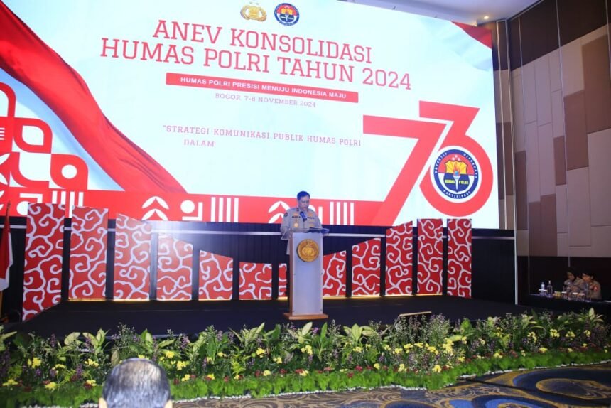 Divisi Humas Polri menggelar Konsolidasi Humas Polri 2024, (7-8/11/2024).