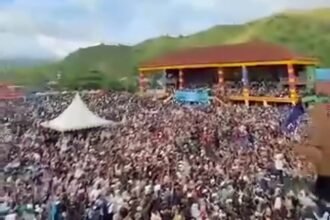 Kampanye Akbar UCU-IWAN di Baraka, Enrekang, (23/11/2024).