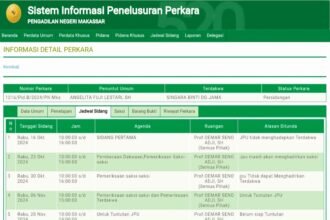 Sidang terdakwa kasus penganiayaan berat di Makassar tampak alami penundaan, (26/11/2024). (R35)
