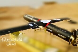 Perlawanan Islam Irak gempur Golan dengan serangan drone, (3/11/2024). (qudsn/ho)