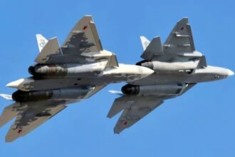 Angkatan udara Rusia terima jet tempur Su-57 yang akan diuji tempur intensifdi Ukraina, (14/11/2024). (militarywatch/nt/ho)