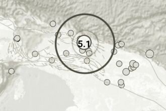 Gempa bumi magnitudo 5,1 guncang Jayapura, Papua, (1/11/2024). (bmkg/ho)