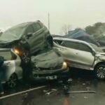 Kecelakaan beruntun di Tol Cipularang KM 92, (11/11/2024).