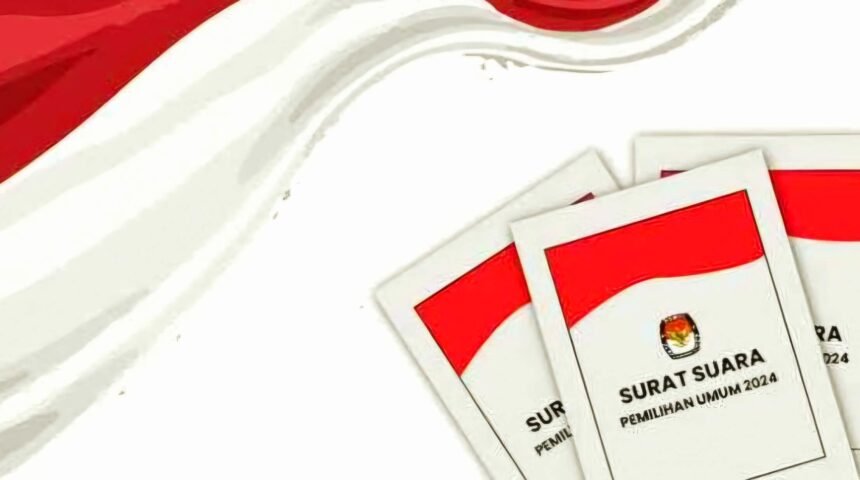 Ilustrasi surat suara.