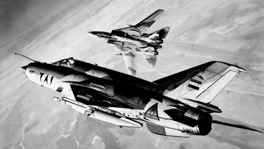 Ilustrasi insiden lembah Beka'a 1982: Duel sengit di langit Timur Tengah.