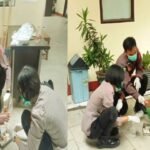 Polres Pelabuhan Makassar bantu warga perantau dan memberikan pemeriksaan serta perawatan medis kepada warga tersebut.