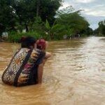 Banjir merendam tujuh desa di dua kecamatan, Tempurejo dan Wuluhan, Kabupaten Jember, (23/12/2024). Dok: BPBD Jember.