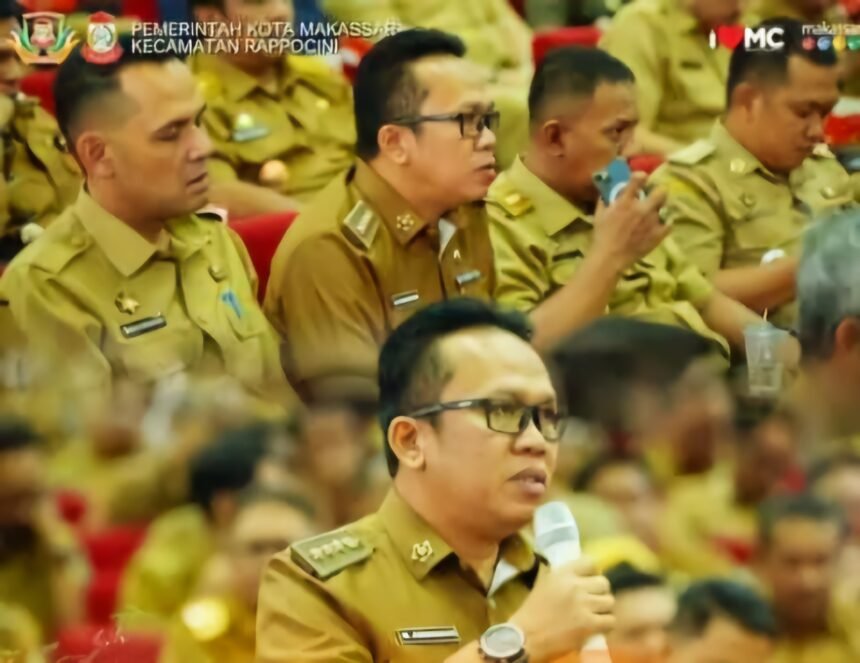 Camat Rappocini Hadiri Rakor di Kantor Balaikota Makassar, Senin lalu (25/11/2024).