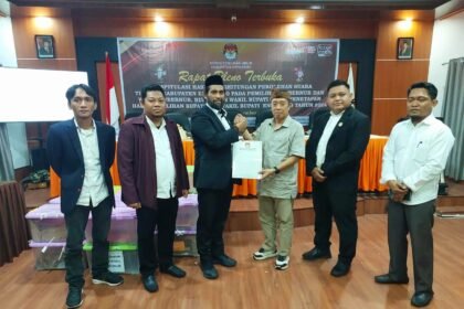 KPU Enrekang Tetapkan Bupati dan Wakil Bupati Terpilih 2024, (5/12/2024).
