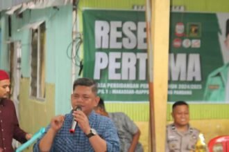 Reses perdana Fasruddin Rusly di Maricaya Baru. 