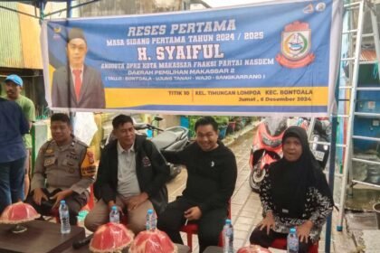 Dalam reses perdana Masa Sidang 2024/2025, H. Syaiful serap aspirasi warga Timlo, (6/12/2024).