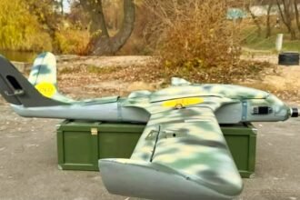 Amunisi jarak jauh Taipan-100 Loitering buatan Ukraina (Sumber gambar: Yayasan KOLO)