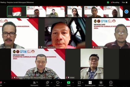 Kompetisi Jurnalis Kebangsaan Mahasiswa 2024. (tim)
