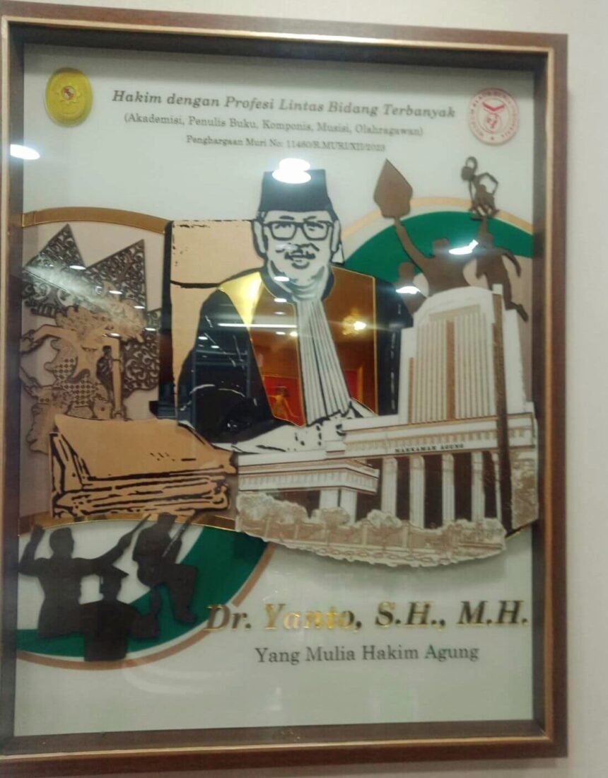 Apresiasi kepada juru bicara Mahkamah Agung (MA), Dr. Yanto, SH, MH.