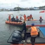 Kecelakaan laut di Tanggul New Port Makassar, (25/12/2024).
