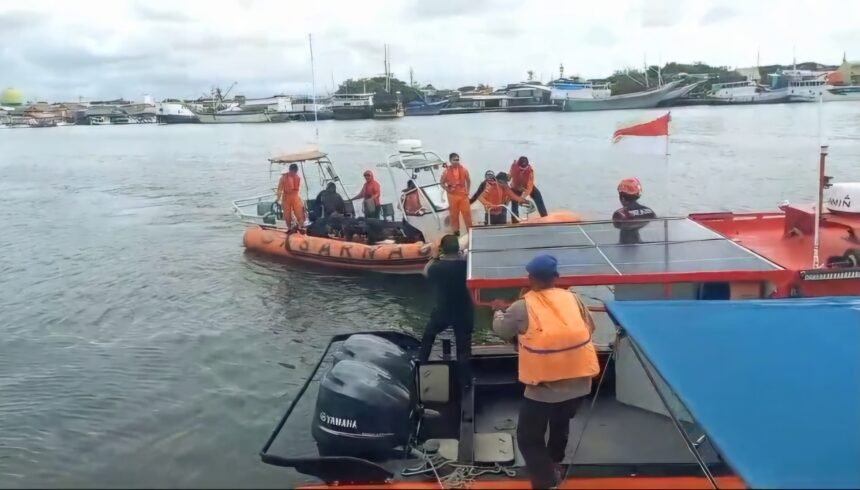 Kecelakaan laut di Tanggul New Port Makassar, (25/12/2024).