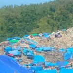 Lokasi tambang emas ilegal Gunung Botak, Kabupaten Buru, Maluku.