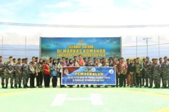 Komandan Lanal Palu resmi menutup pembekalan finalis Putera Puteri Maritim Sulawesi Tengah 2024. (Dok. Pen Lanal Palu/ho)