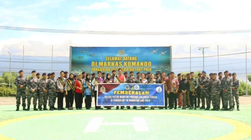 Komandan Lanal Palu resmi menutup pembekalan finalis Putera Puteri Maritim Sulawesi Tengah 2024. (Dok. Pen Lanal Palu/ho)