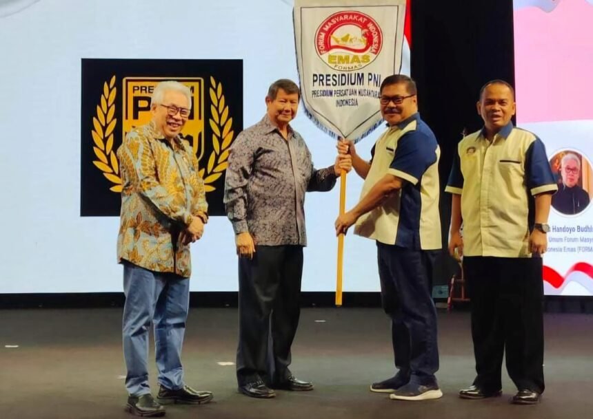 Presidium PNI resmi bergabung dengan FORMAS di Auditorium Abdulrahman Saleh, Radio Republik Indonesia (RRI), Jakarta Pusat, pada Senin (30/12/2024).