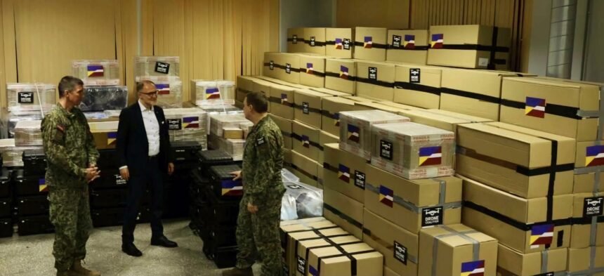 Latvia kirim 1.000 drone ke Ukraina, dan siapkan anggaran tambahan €20 juta untuk tahun 2025, Selasa (31/12/2024). (slavyangrad/ho)