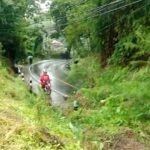 Longsor di Kampung Cibogo, Sukabumi, (4/12/2024).