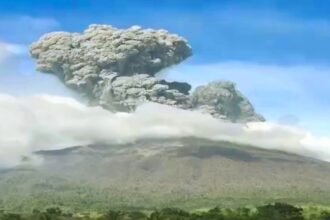 Erupsi Gunung Kanlaon, (9/12/2024). (rtn/ho)