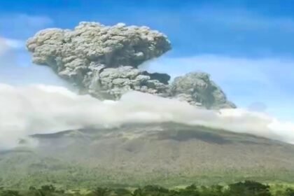 Erupsi Gunung Kanlaon, (9/12/2024). (rtn/ho)