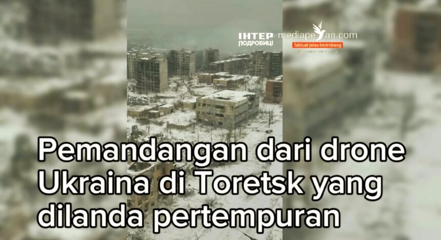 Toretsk, kota yang dilanda pertempuran, (13/12/2024). (slavyanrgrad/ho)