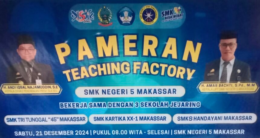 SMKN 5 Makassar gelar pameran teaching factory, (21/12/2024). (R35)