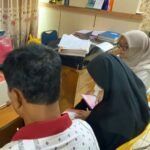 Penanganan kasus dugaan kekerasan seksual anak di bawah umur (kiri), kolase: foto pelaku saat melakukan aksinya yang sempat di foto oleh korban (kanan). (mediapesan/R35)