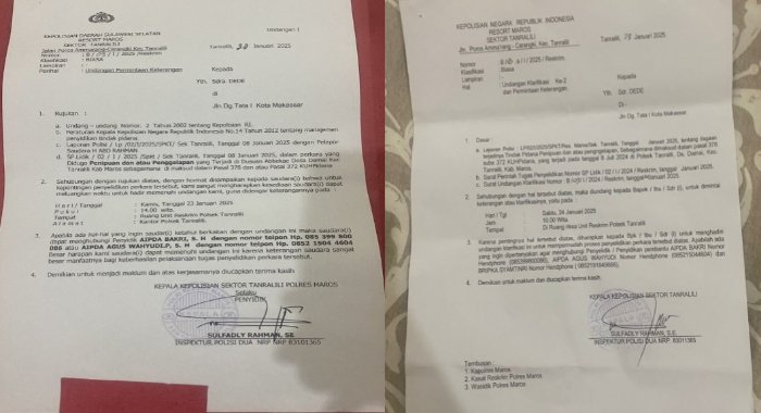 LKBH Makassar minta Kapolsek Tanralili terapkan restorative justice untuk kasus perdata. (ss/dok. lkbh/ho)
