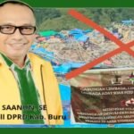 Wakil Ketua II DPRD Buru, Jaidun Saanun. (K.05)