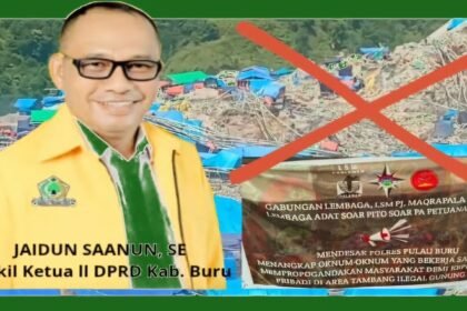Wakil Ketua II DPRD Buru, Jaidun Saanun. (K.05)