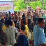 Nyaris berujung kericuhan, rapat pembahasan rancangan Perdes di Desa Karang Jaya ditunda, (16/1/2025).