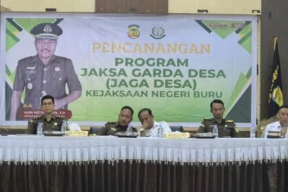 Kejari Buru Canangkan Program Jaga Desa, (22/1/2025). (K-50/HO)