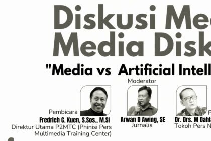 Ilustrasi dalam diskusi bertema "Media Vs Artificial Intelligence," (28/1/2025) di Kota Makassar. 