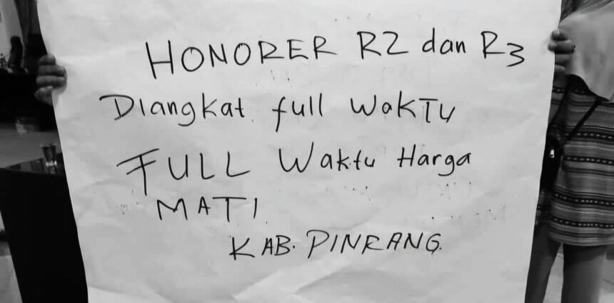 2.413 honorer R2 dan R3 di Pinrang belum terangkat PPPK. (R35)