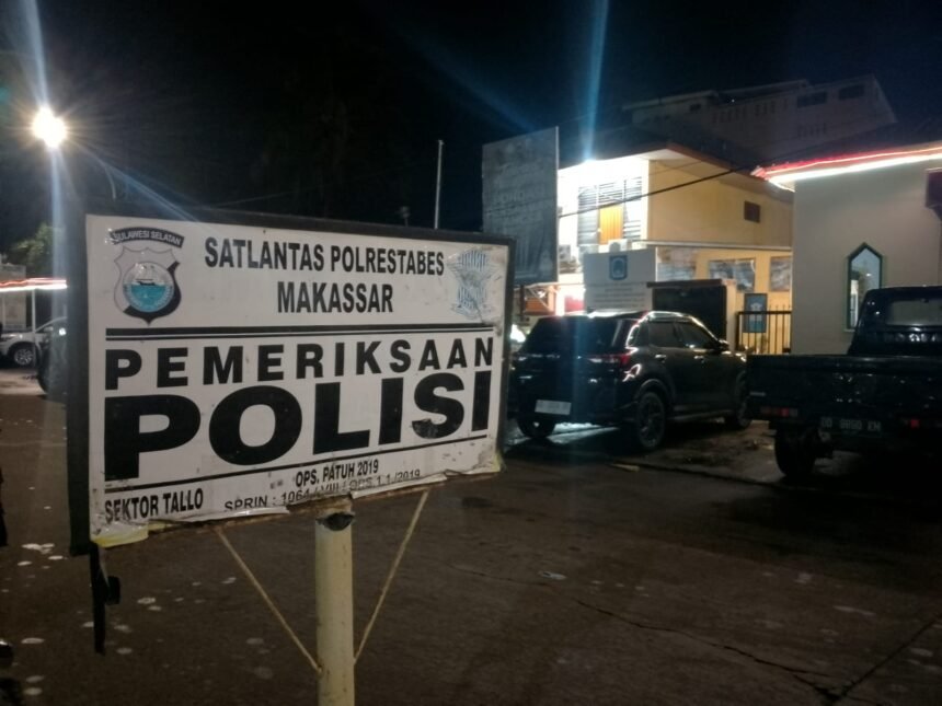 Kepolisian Sektor Tallo menggelar Operasi Cipta Kondisi, (25/1/2025).