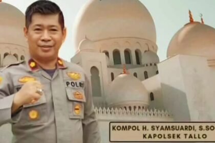 Polsek Tallo Makassar.