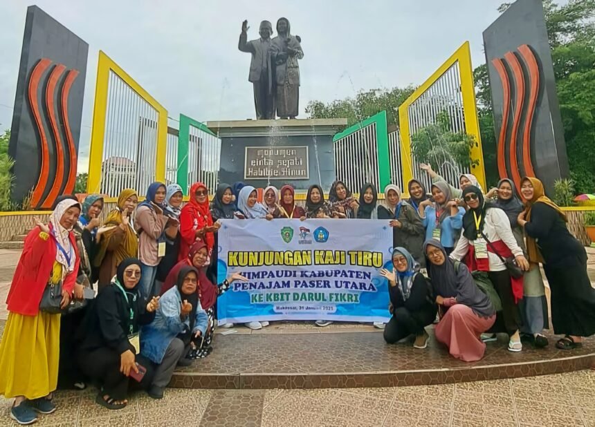 Rombongan pendidik PAUD dari Penajam Paser Utara menuju Makassar, (31/1/2025).