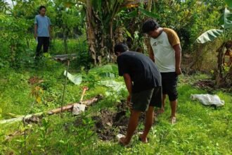 Warga Poso temukan senjata api rakitan, (28/1/2025). (Dok. Satgas Madago Raya/HO)