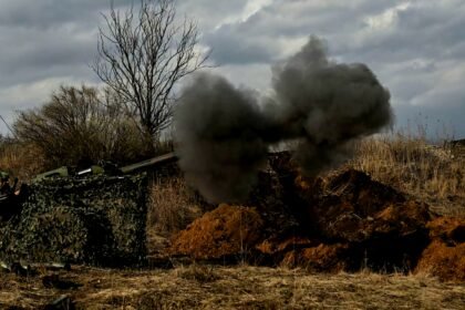 Militer Rusia melakukan serangan presisi terhadap posisi militer Ukraina di kota Gulyai-Pole, wilayah Zaporozhye, yang saat ini berada di bawah kendali Ukraina, (23/1/2025). (geopolitics_live/ho/mp)