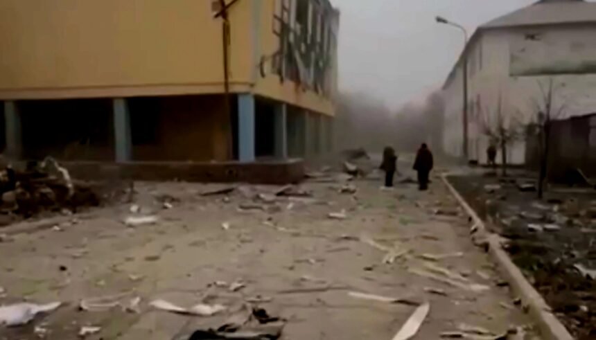 Serangan di Krivoy Rog, Ukraina, (18/1/2025). (ss/mw/ho)
