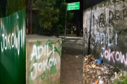 Gelombang mural di berbagai sudut kota Makassar, (3/2/2025). (sirulhaq/ho)