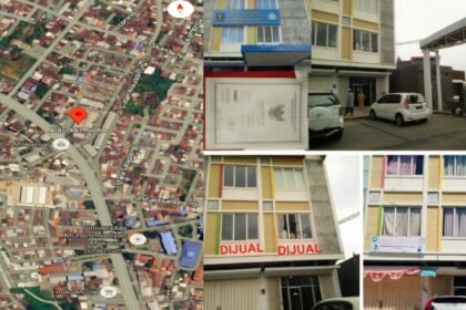 Ruko strategis di Selatan Kota Makassar. (kolase: mp/ho)