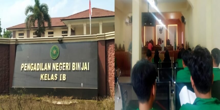 Sidang Praperadilan Kyai Muhammad Amar di PN Binjai Memanas,(13/2/2025). (rz)