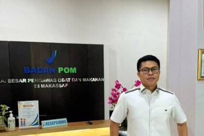 Kuasa Hukum Kosmetik Mirahayati di Kantor Badan Pengawas Obat dan Makanan (BPOM) RI di Makassar.